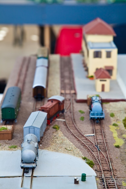 Деталь моделей поездов: концепция коллекции