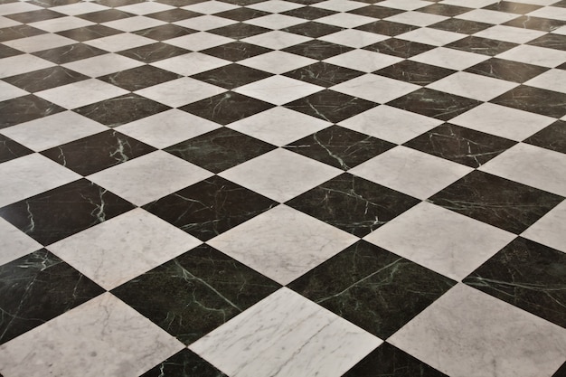 Detail van de vloer van Galleria di Diana in Venaria Royal Palace, dichtbij Turijn, regio Piemonte