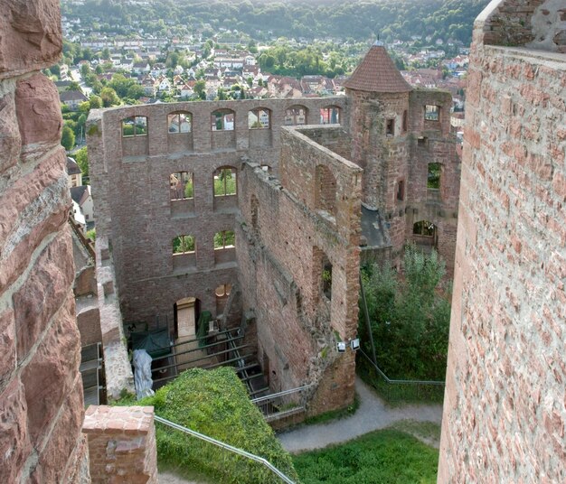 detail van het kasteel van Wertheim