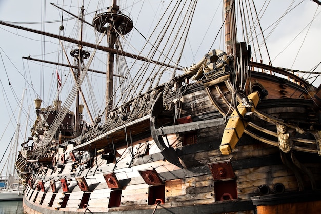 Detail van Neptune Galleon, gebruikt door R. Polansky voor de film Pirates