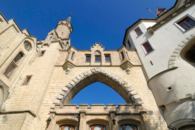 A detail view from the Sigmaringen castle BadenWuerttemberg Germany Europe