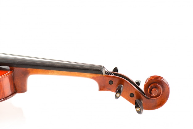 Photo detail of violin neck