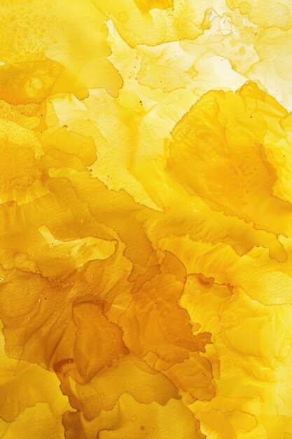 Foto dettaglio ravvicinato di un dipinto di fiori gialli ideale per temi artistici e naturali