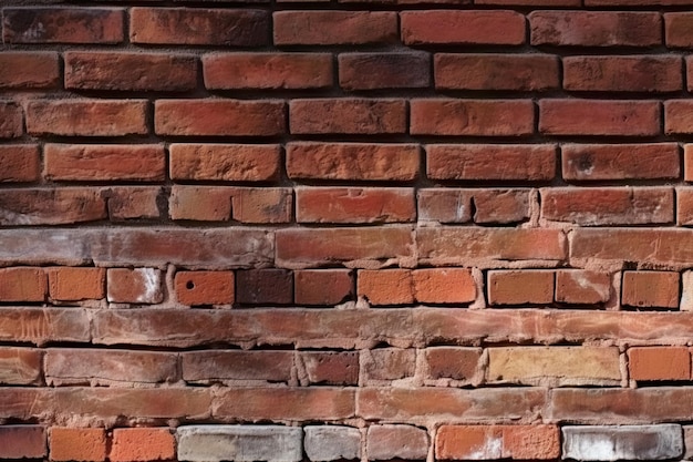 Detailed and contrast red brick texture