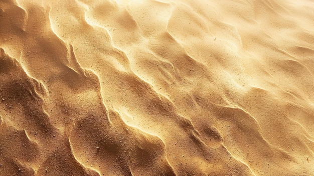 Detailed Depiction of Sand Texture Focusing on Unique Patterns and Grains for Captivating Beauty