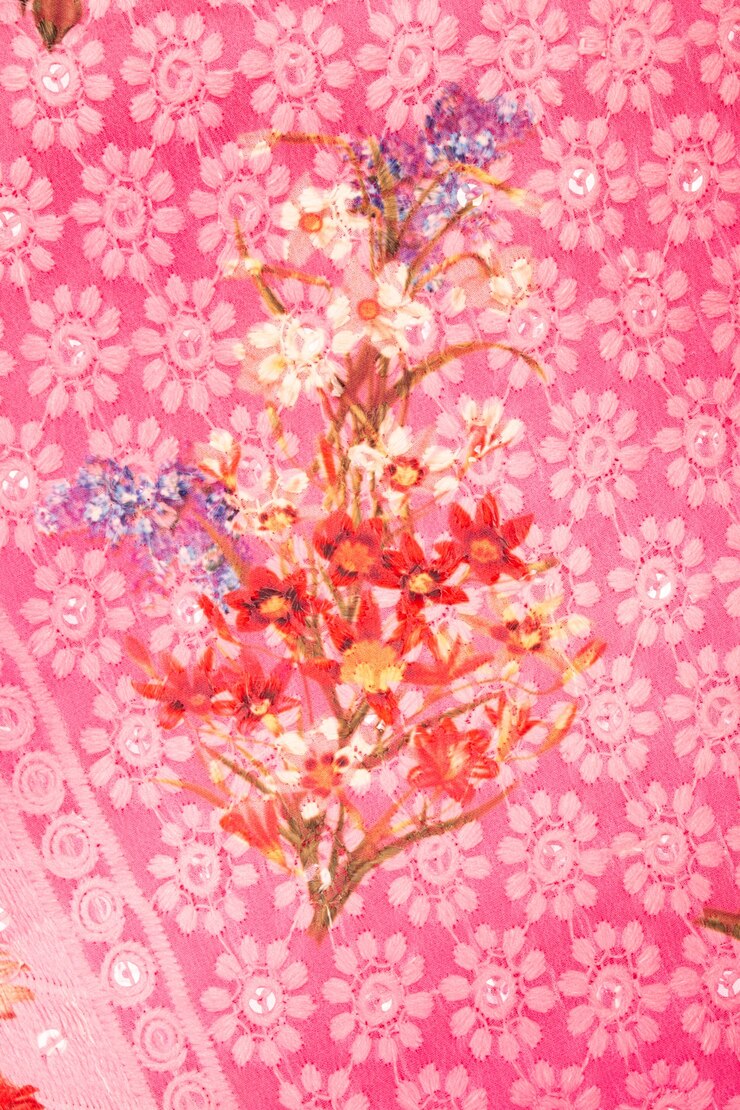 詳細な花のシームレスな背景