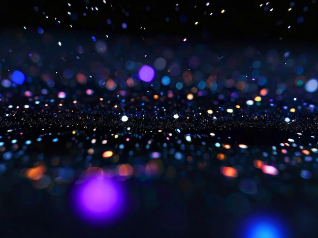 detailed focus deep bokeh beautiful dreamy colors dark cosmic background