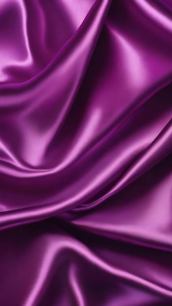 Photo detailed glossy silk fabric texture background purple silk satin fabric elegant abstract