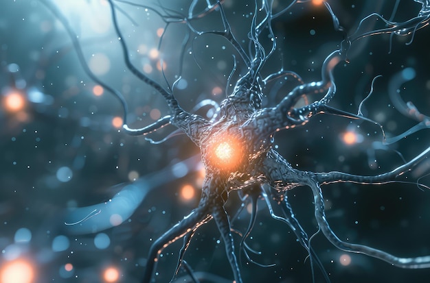 Детальная нейронная сеть Нейронная стрельба в мозге