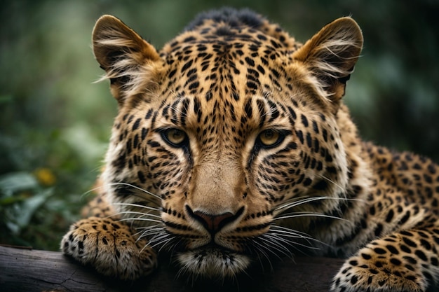 Detailed photo of a leopard