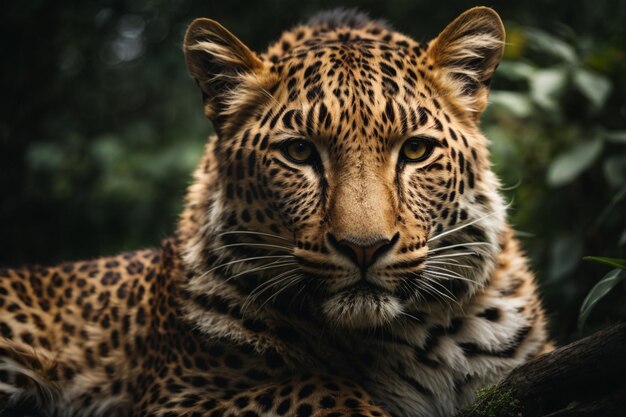 Detailed photo of a leopard