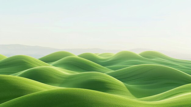 A detailed shot of a green natural blanket with a pattern resembling waves of a natural landscape