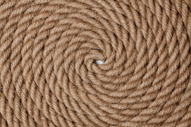 detailed shot of a nautical rope
