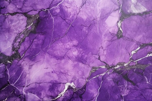 写真 紫色の天然花<unk>岩の石板の詳細な質感