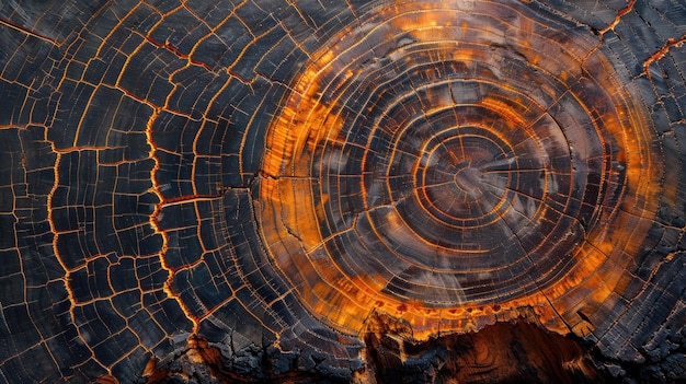 Detailed texture of an old wooden surface highlighting natural patterns