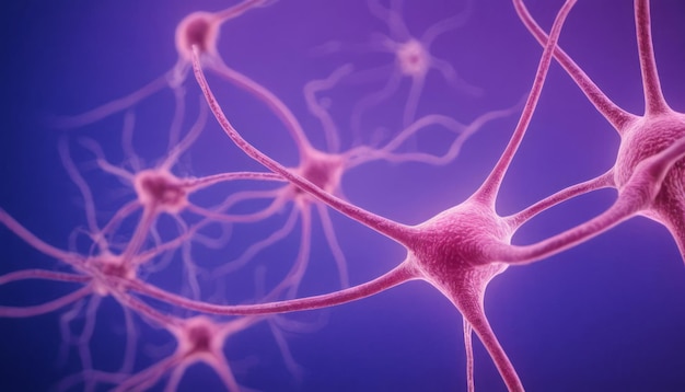 사진 신경 세포 의 상세 한 모습