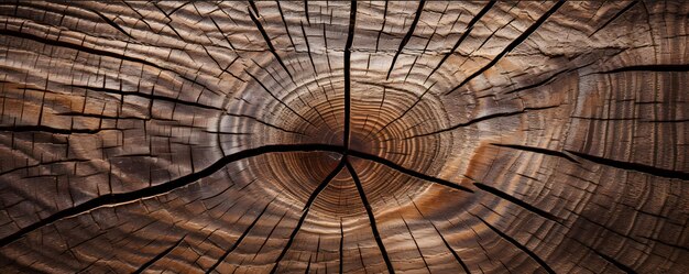 Foto dettaglio del grano di legno da vicino