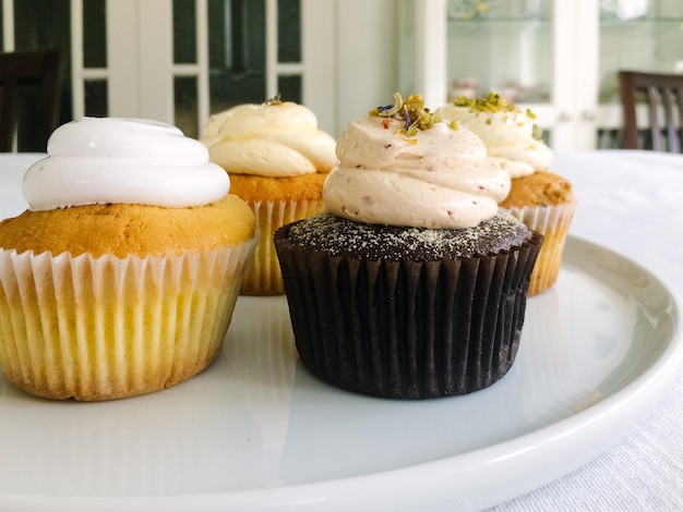 Detailfoto van cupcakes