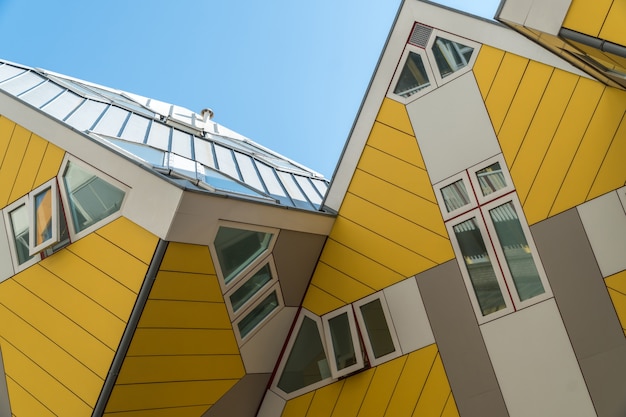 Details of cube houses in Rotterdam