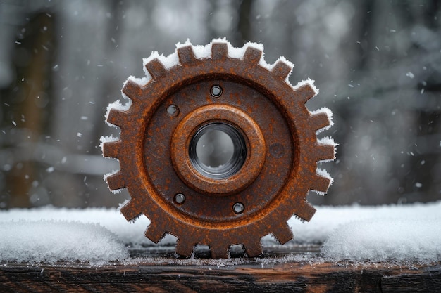 Details The gear is made of metal Mechanical gears made of steel