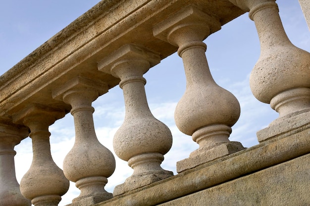 Details of old architecture in Bordeaux city