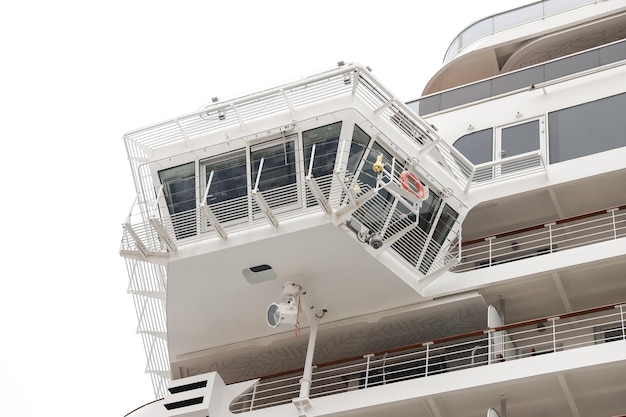 Details van een cruiseschip