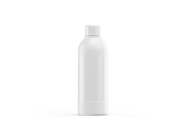 Detergent bottle on white background