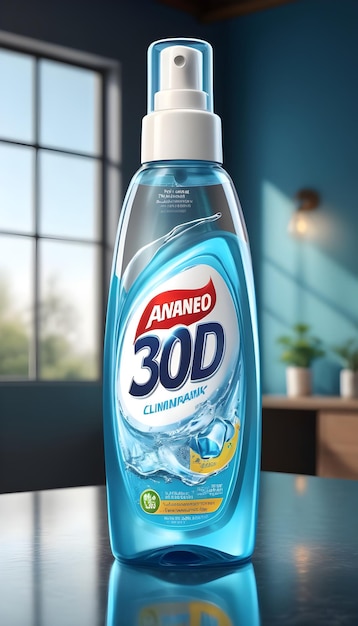 Photo detergent liquid adv