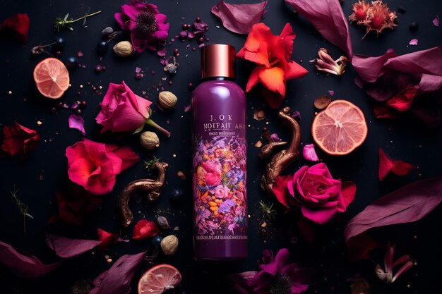 Detox symphony creating a beautiful pink infusion with a symphony of ingredients