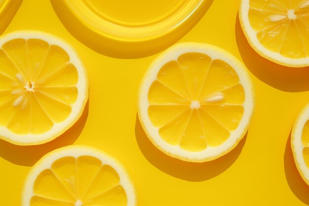 Photo detox with lemon slices on top