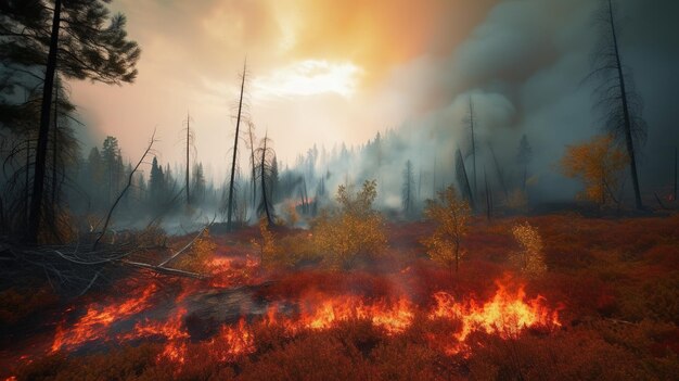 The Devastating Impact of Forest Fires Generative AI