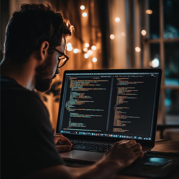 a developer creating an object from a class and calling methods in an oopbased programming language