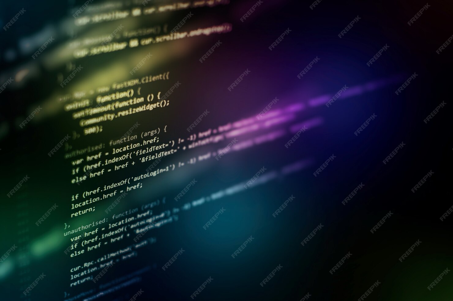 Premium Photo | Developer programming code. Abstract computer script ...
