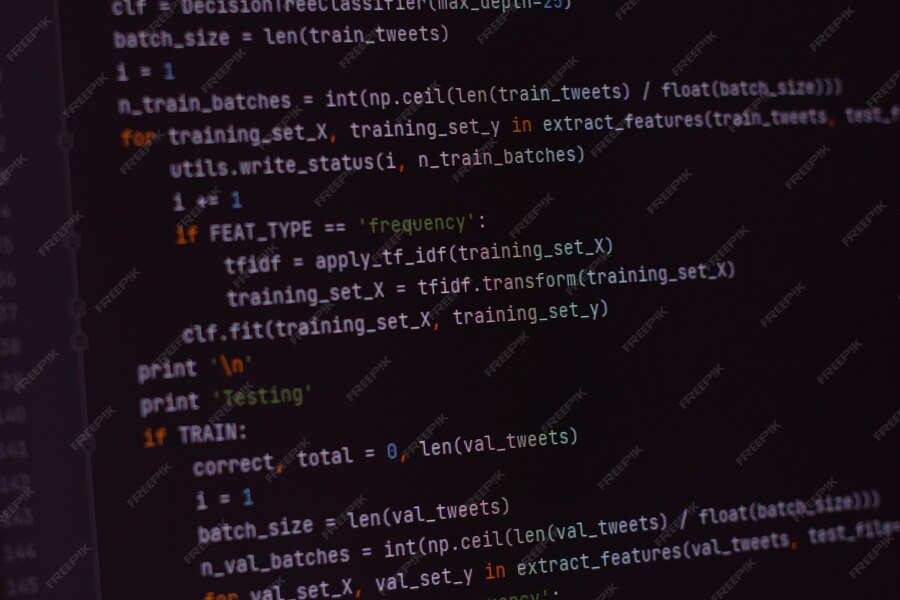 Premium Photo | Developer python, java script, html, css source code on ...