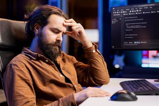 Developer suffers from headache after inspecting code on PC for too long