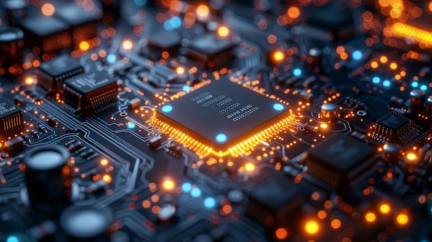 Developing production technology for crystal semiconductor chips Using robotic arms to produce silicon processors on crystal semiconductors Electronics industry equipment Manufacturing