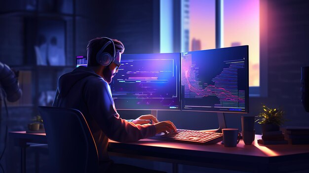 developing programmer team development website design and coding technologies generative ai