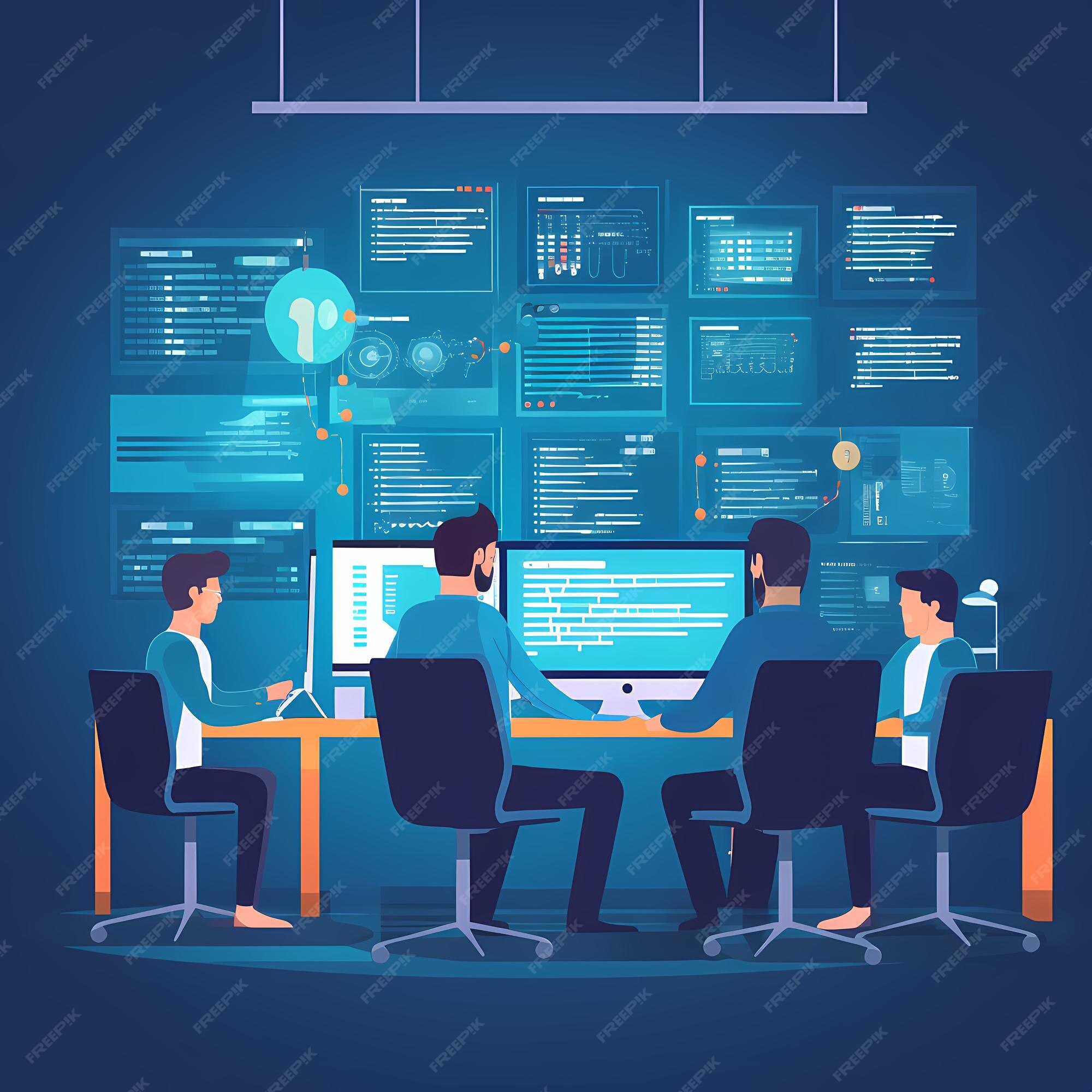 Premium Photo | Developing programming and coding technologies Website ...