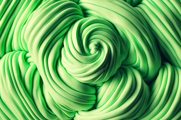 Development of fine motor fingerprints on green plasticine texture