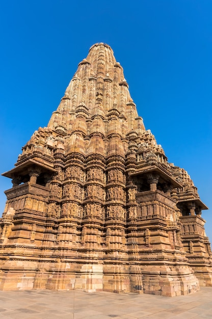 Devi Jagdambi-tempel, westelijke tempels in Khajuraho-tempels van liefde, Madya Pradesh, India