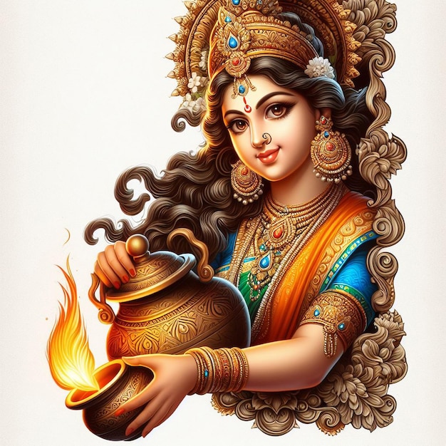 Devi Lakshmi의 배경 이미지
