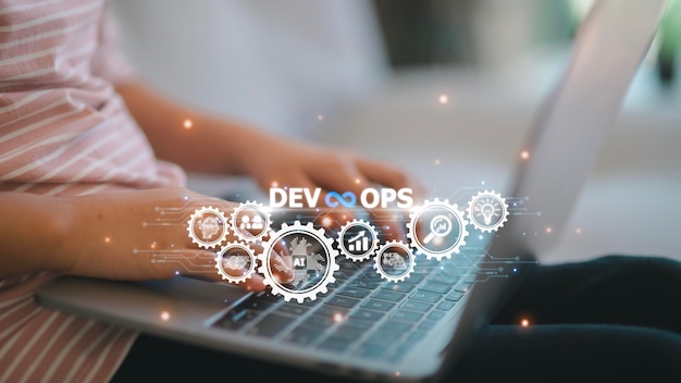 DevOps concept software ontwikkeling en IT operations agile programmeren