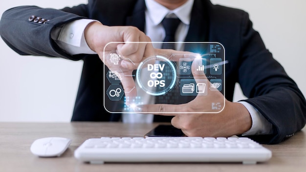 DevOps Methodologie Ontwikkeling Operations agile programmeertechnologie concept