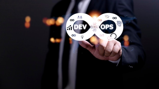 DevOps Methodologie Ontwikkeling Operations agile programmeertechnologie concept