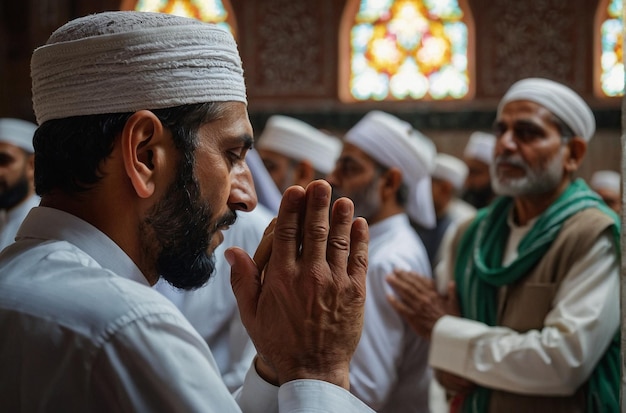 Devotion in Mosque Worship