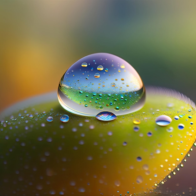 Dew drops