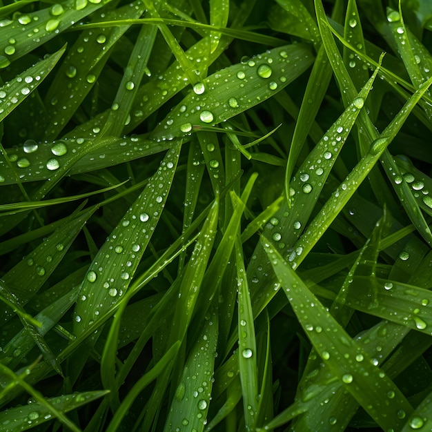 Dew on Grass Texture