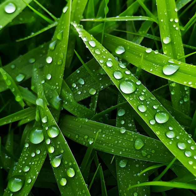 Dew on Grass Texture