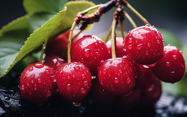 DewKissed Cherries