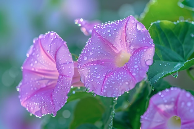 Dewkissed Morning Glory Vine